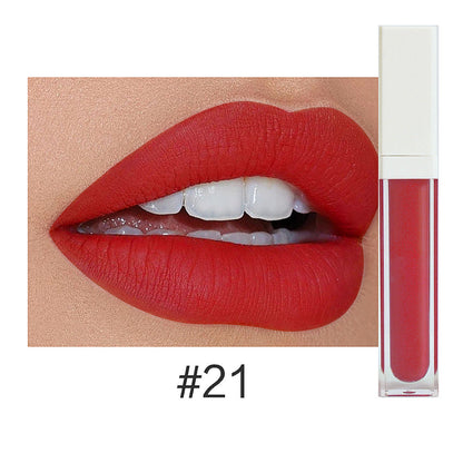 Matte Liquid Lipstick- Kiss me red